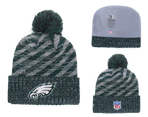 Men's Philadelphia Eagles New Era 2018 NFL Knit Beanie Hat