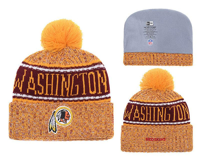 Men's Washington Redskins New Era 2018 NFL Knit Beanie Hat