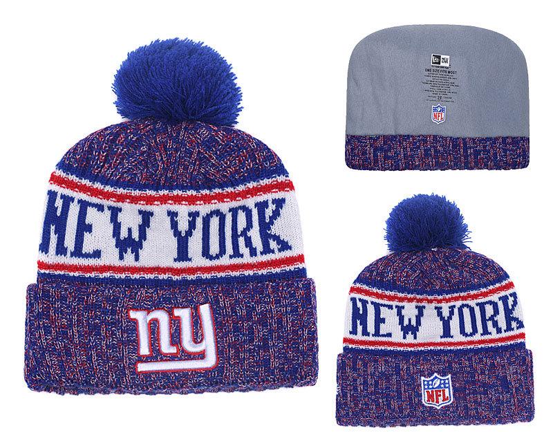 Men's New York New Era 2018 NFL Knit Beanie Hat