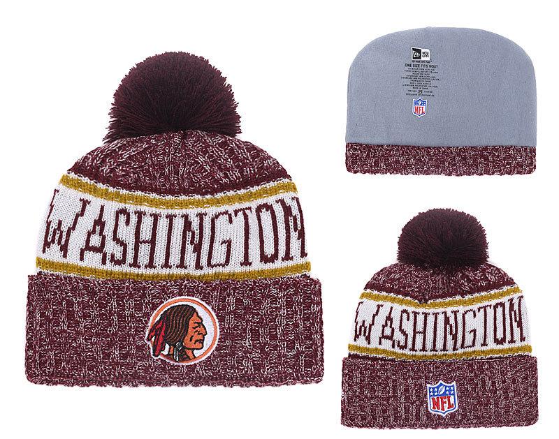 Men's Washington Redskins New Era 2018 NFL Knit Beanie Hat