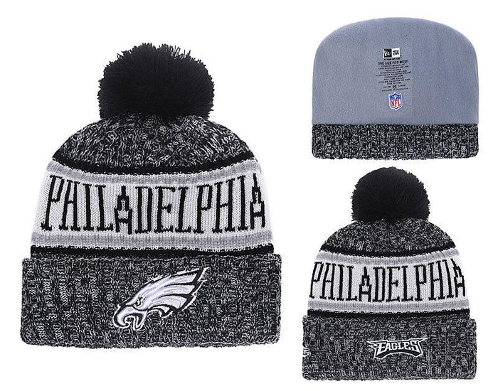 Men's Philadelphia Eagles New Era 2018 NFL Knit Beanie Hat
