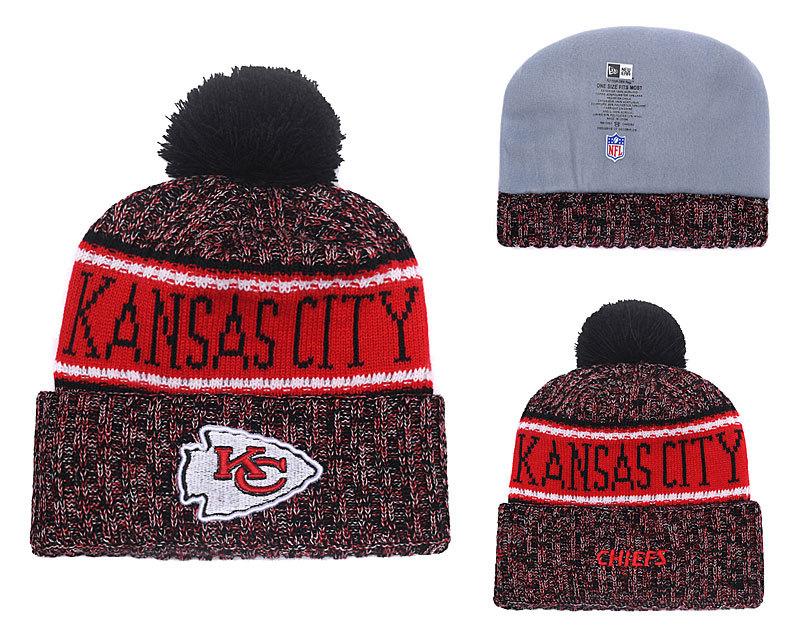 Men's Kansas City Chiefs New Era 2018 NFL Knit Beanie Hat