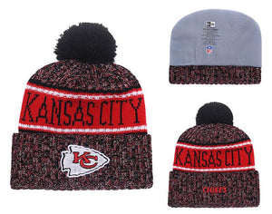 Men's Kansas City Chiefs New Era 2018 NFL Knit Beanie Hat