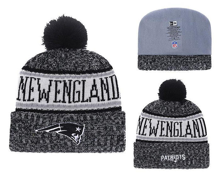 Men's New England Patriots New Era 2018 NFL Knit Beanie Hat