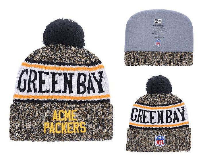 Men's Green Bay Packers New Era 2018 NFL Knit Beanie Hat