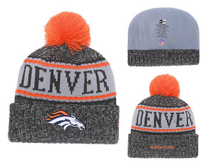 Men's Denver Broncos New Era 2018 NFL Knit Beanie Hat