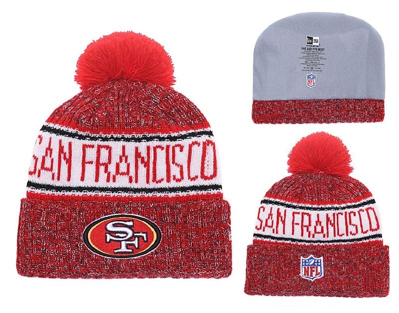 Men's San Francisco 49ers New Era 2018 NFL Knit Beanie Hat