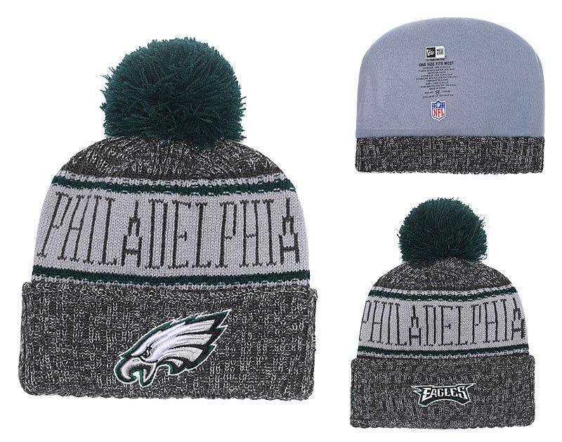 Men's Philadelphia Eagles New Era 2018 NFL Knit Beanie Hat
