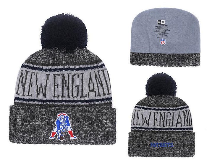 Men's New England Patriots New Era 2018 NFL Knit Beanie Hat