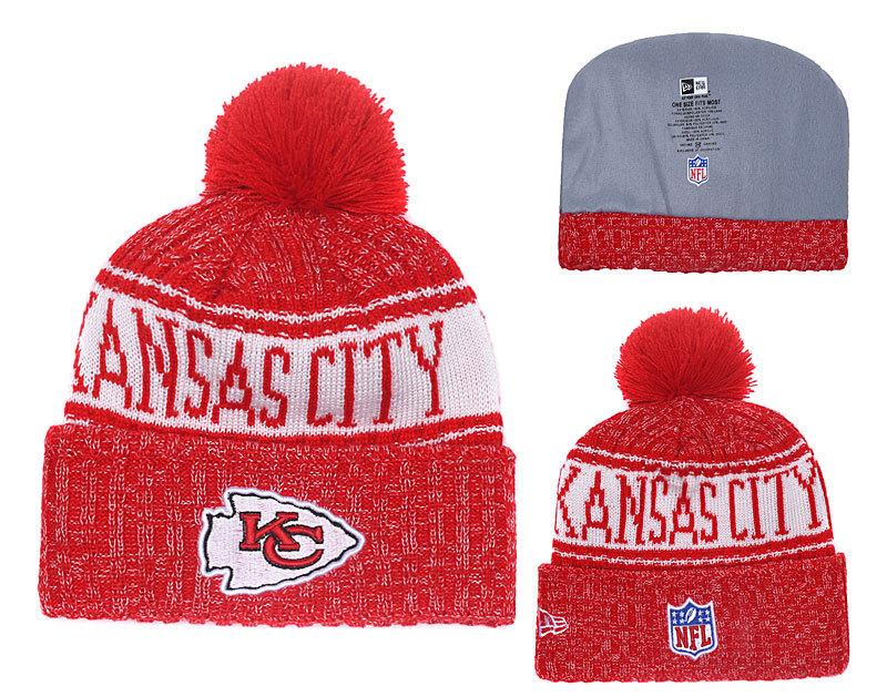 Men's Kansas City Chiefs New Era 2018 NFL Knit Beanie Hat