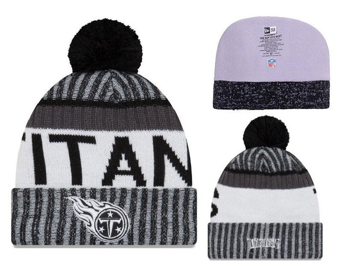 Men's Tennessee Titans New Era 2018 NFL Knit Beanie Hat