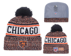 Men's Chicago Bears New Era 2018 NFL Knit Beanie Hat