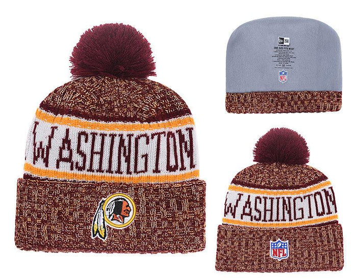 Men's Washington Redskins New Era 2018 NFL Knit Beanie Hat