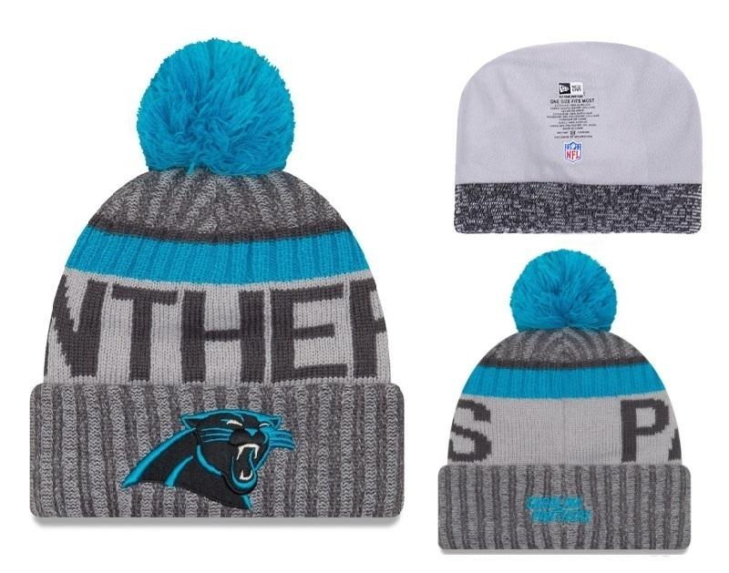 Men's Carolina Panthers New Era 2018 NFL Knit Beanie Hat
