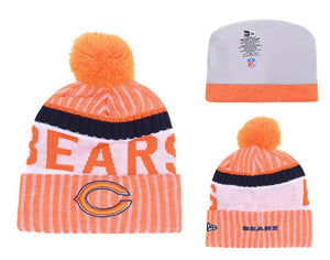 Men's Chicago Bears New Era 2018 NFL Knit Beanie Hat