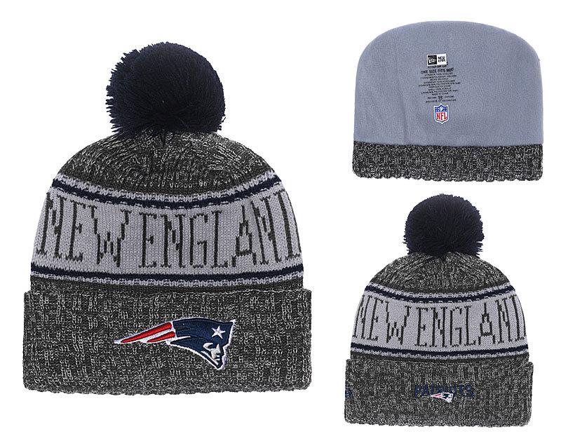 Men's New England Patriots New Era 2018 NFL Knit Beanie Hat