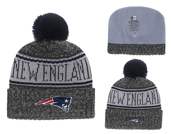 Men's New England Patriots New Era 2018 NFL Knit Beanie Hat