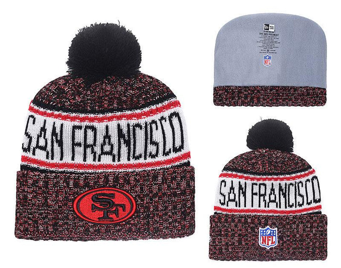 Men's San Francisco 49ers New Era 2018 NFL Knit Beanie Hat