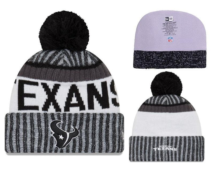 Men's Houston Texans New Era 2018 NFL Knit Beanie Hat