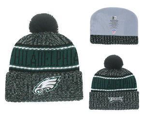 Men's Philadelphia Eagles New Era 2018 NFL Knit Beanie Hat