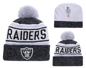 Men's Oakland Raiders New Era 2018 NFL Knit Beanie Hat