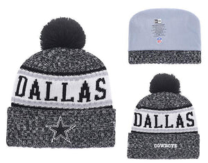 Men's Dallas Cowboys New Era 2018 NFL Knit Beanie Hat