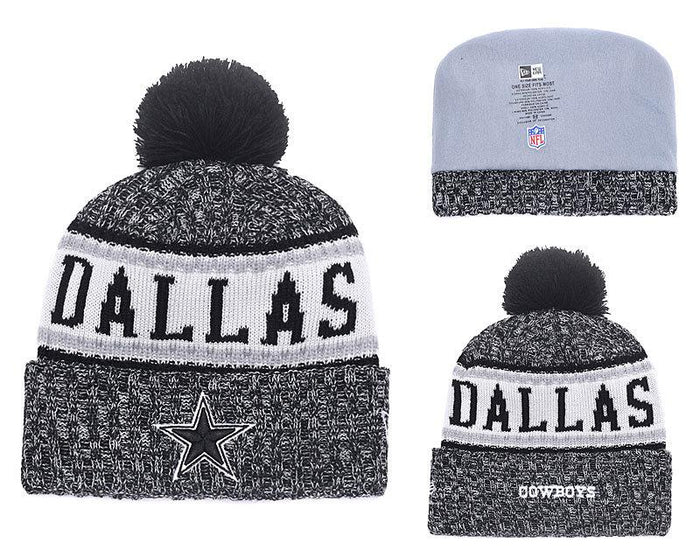 Men's Dallas Cowboys New Era 2018 NFL Knit Beanie Hat