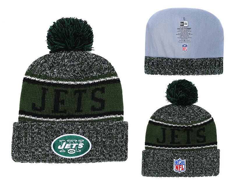 Men's New York Jets New Era 2018 NFL Knit Beanie Hat