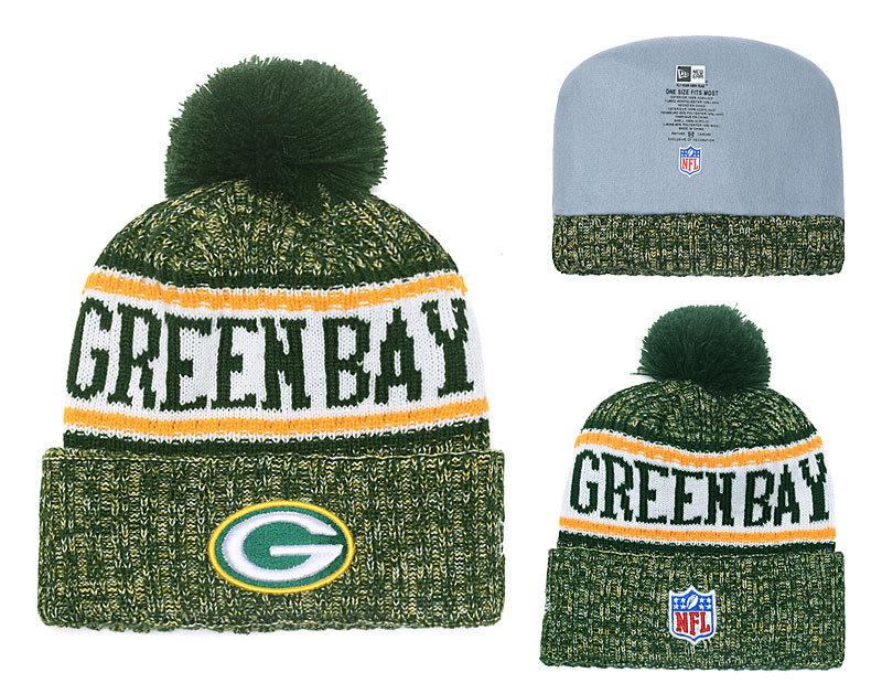 Men's Green Bay Packers New Era 2018 NFL Knit Beanie Hat
