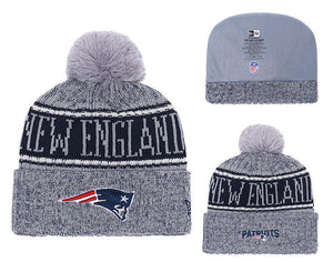 Men's New England Patriots New Era 2018 NFL Knit Beanie Hat