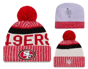 Men's San Francisco 49ers New Era 2018 NFL Knit Beanie Hat