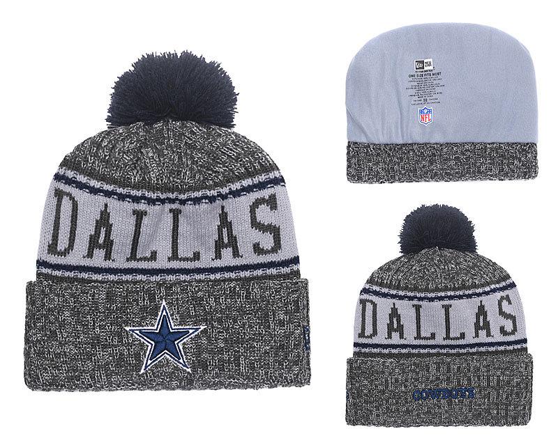 Men's Dallas Cowboys New Era 2018 NFL Knit Beanie Hat