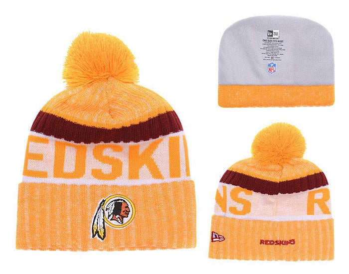 Men's Washington Redskins New Era 2018 NFL Knit Beanie Hat