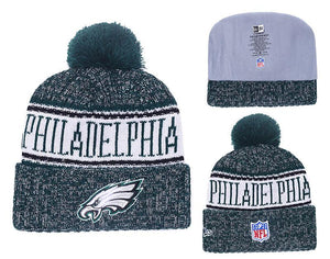 Men's Philadelphia Eagles New Era 2018 NFL Knit Beanie Hat