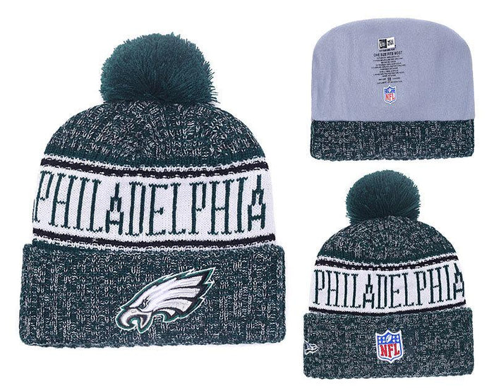 Men's Philadelphia Eagles New Era 2018 NFL Knit Beanie Hat
