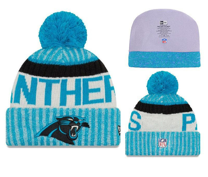 Men's Carolina Panthers New Era 2018 NFL Knit Beanie Hat