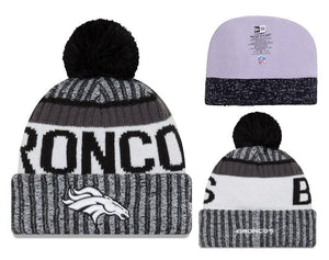 Men's Denver Broncos New Era 2018 NFL Knit Beanie Hat
