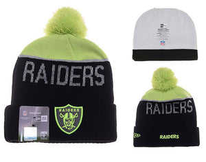 Men's Oakland Raiders New Era 2018 NFL Knit Beanie Hat