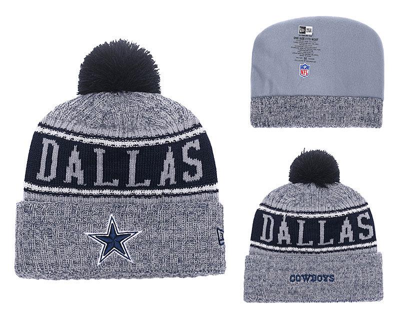 Men's Dallas Cowboys New Era 2018 NFL Knit Beanie Hat