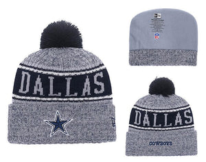 Men's Dallas Cowboys New Era 2018 NFL Knit Beanie Hat