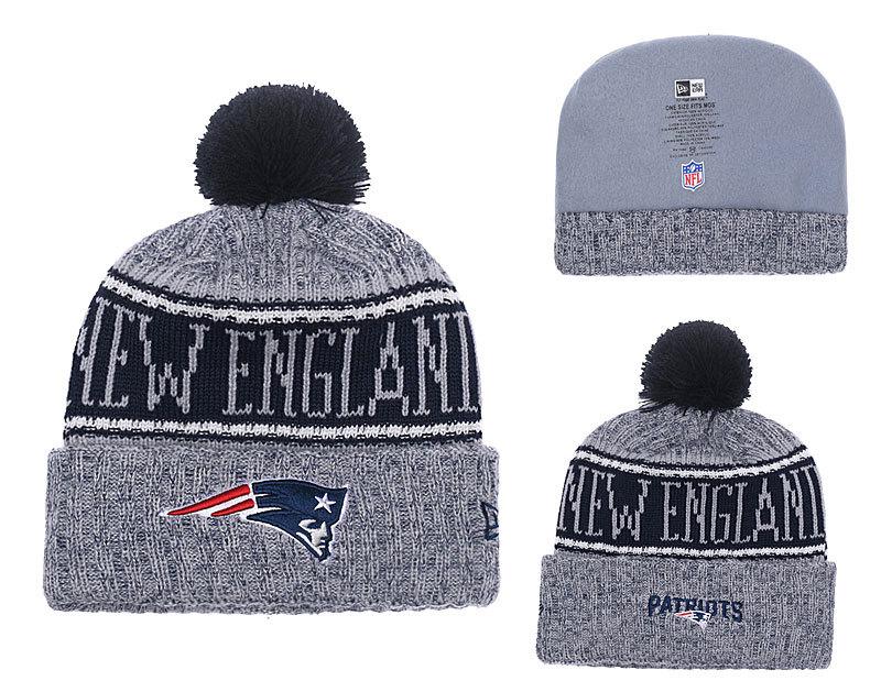 Men's New England Patriots New Era 2018 NFL Knit Beanie Hat