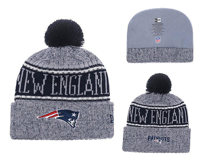 Men's New England Patriots New Era 2018 NFL Knit Beanie Hat