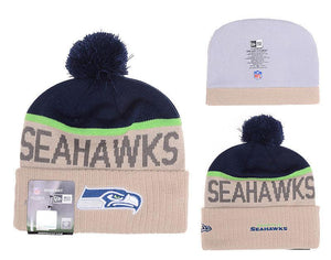 Men's Seattle Seahawks New Era 2018 NFL Knit Beanie Hat