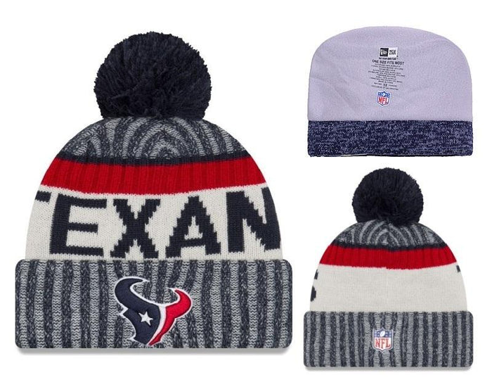 Men's Houston Texans New Era 2018 NFL Knit Beanie Hat