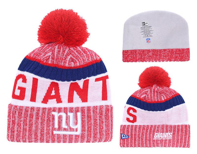 Men's New York New Era 2018 NFL Knit Beanie Hat