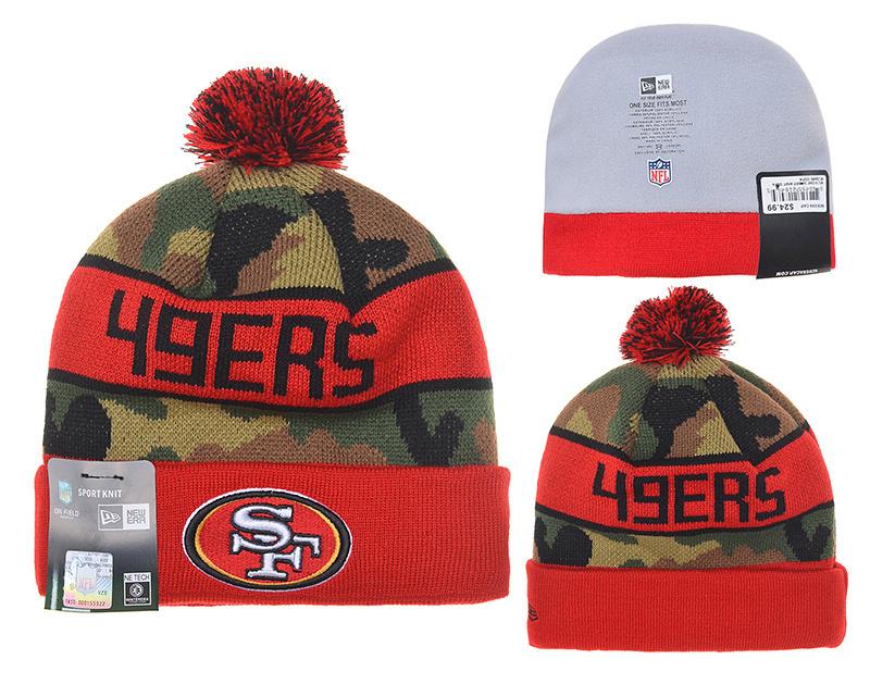 Men's San Francisco 49ers New Era 2018 NFL Knit Beanie Hat