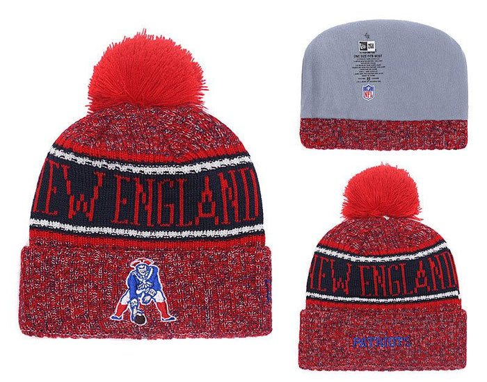 Men's New England Patriots New Era 2018 NFL Knit Beanie Hat