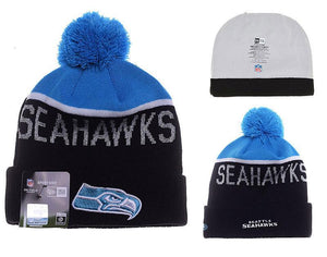 Men's Seattle Seahawks New Era 2018 NFL Knit Beanie Hat