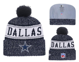 Men's Dallas Cowboys New Era 2018 NFL Knit Beanie Hat
