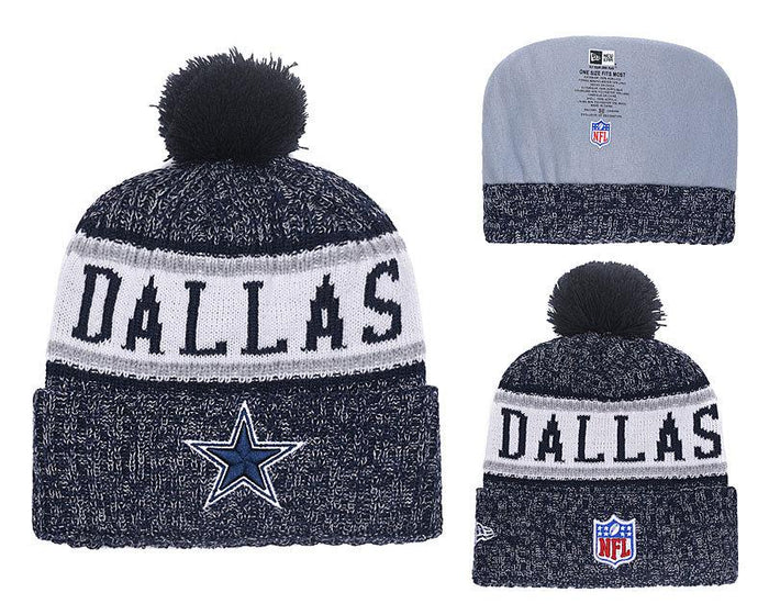 Men's Dallas Cowboys New Era 2018 NFL Knit Beanie Hat